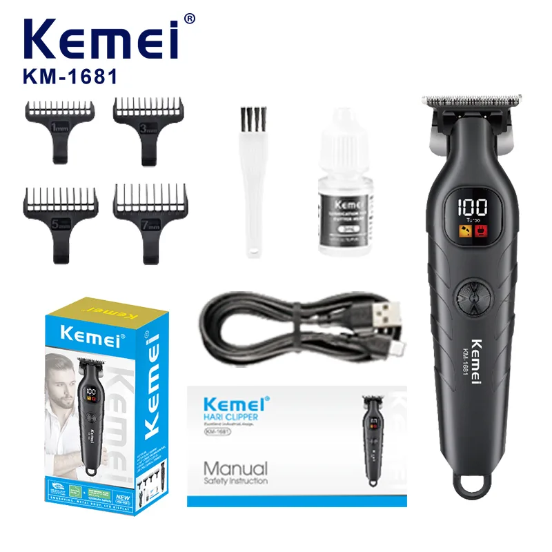 ماكينة تحديد احترافية (شحن Type-C) Kemei KM-1681